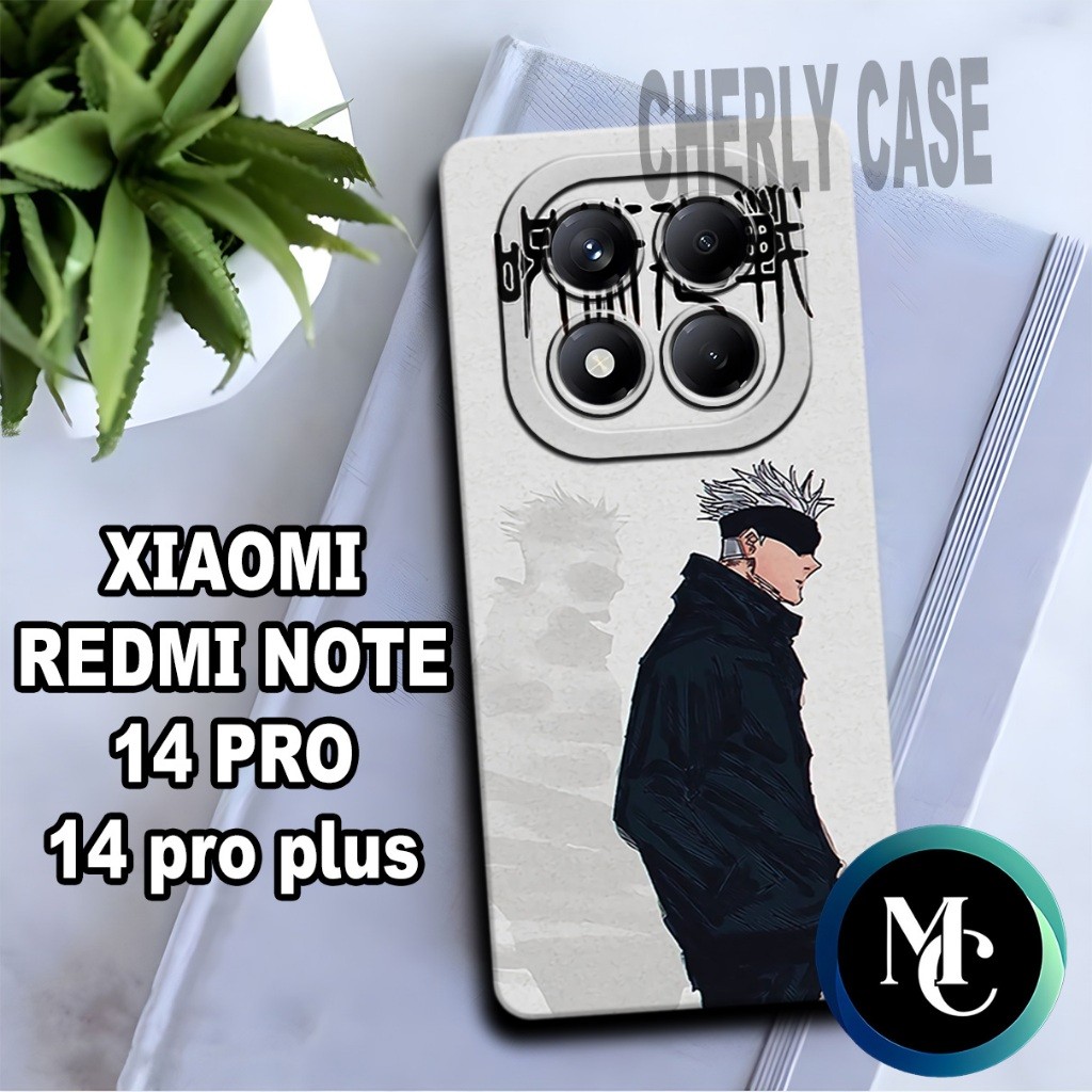 CC7/ ยืดหยุ่นยาง Softcase สําหรับ XIAOMI REDMI หมายเหตุ 14 PRO & 14 PRO PLUS/GOOJ ANIME Motif/TGIAOM