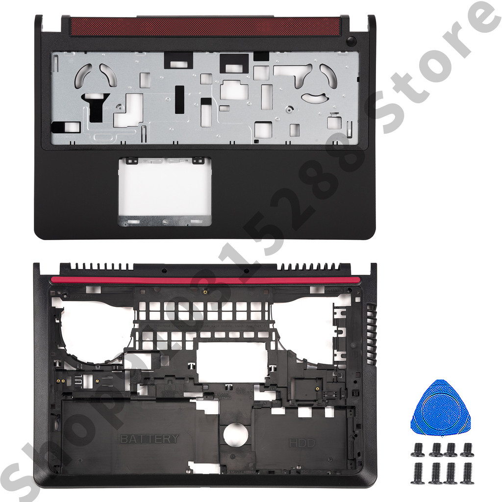 สําหรับ Dell Inspiron 15 7557 7559 5576 5577 P57F Palm Rest ด้านล่างกรณี 0043WX 0T9X28 กรณีซ่อม