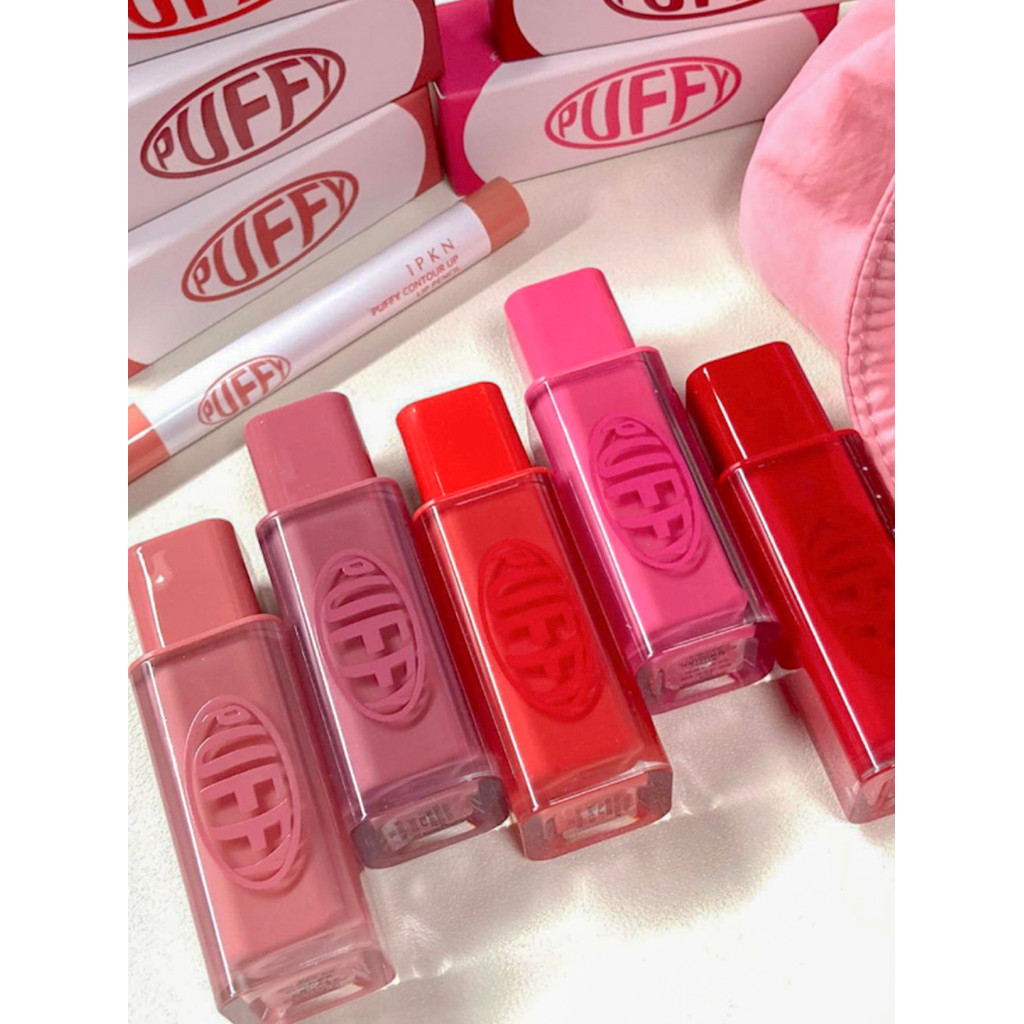 ลิปกลอส ลิปทินท์ Ipkn Lip Glaze 02 Moisturizing Lip Gloss Mirror Surface Dudu Lip Forming Mask Fast 