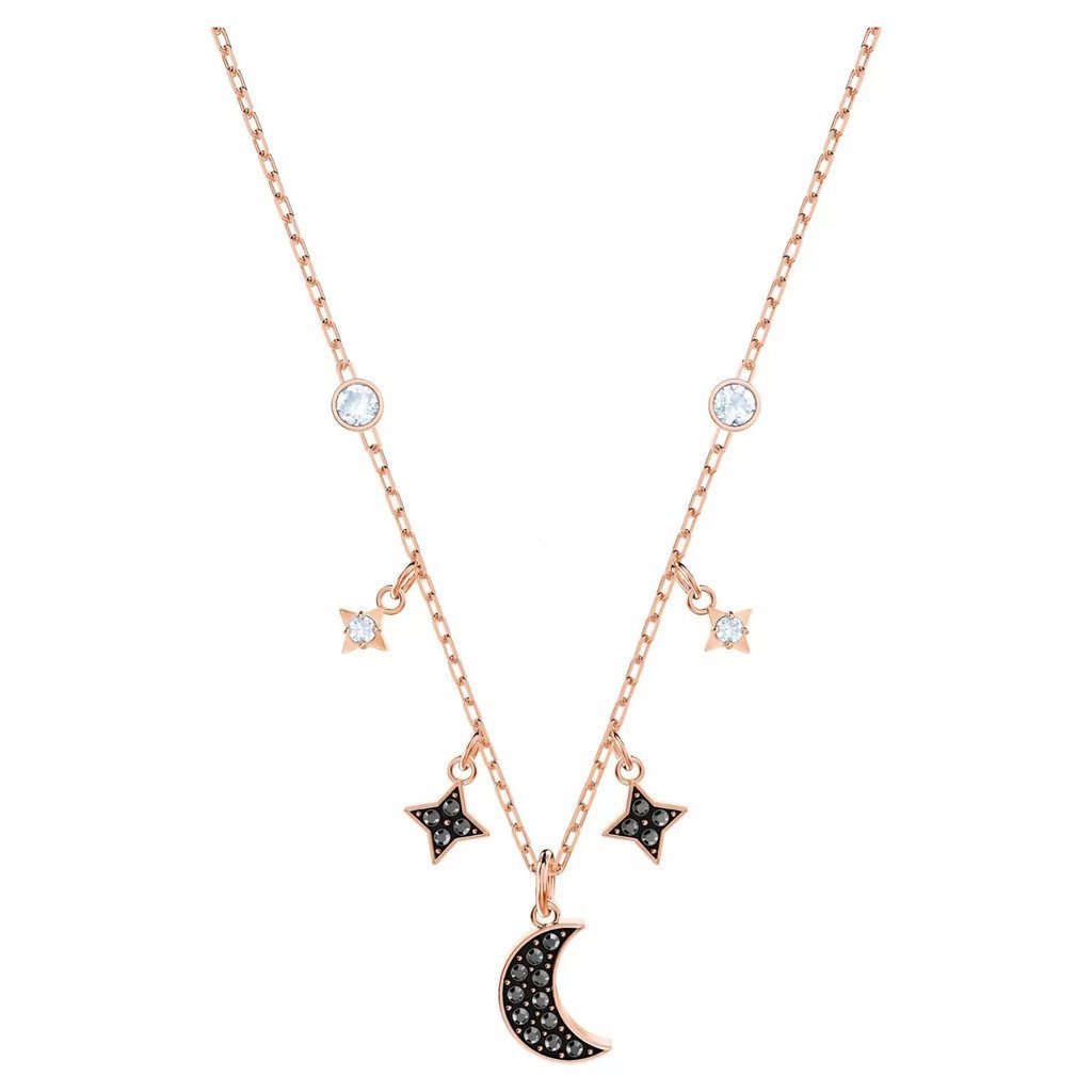 สร้อยคอ Swarovski แท้ 100% แบบ Symbolica Star Moon เพชรสัญลักษณ์ดาวและดวงจันทร์.UPH5
