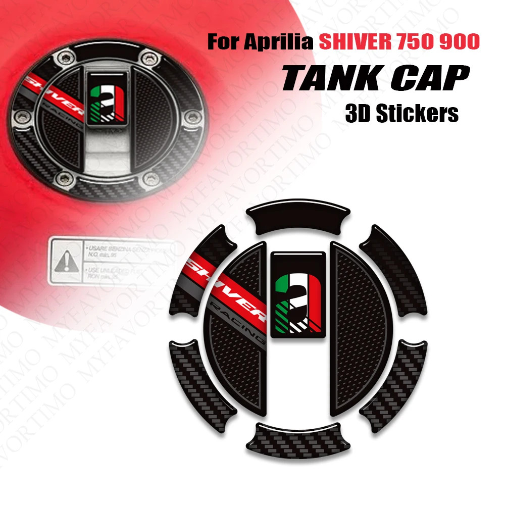 SL 750 900 สติกเกอร์ตกแต่งสําหรับ Aprilia SL 750 900 Shiver รถจักรยานยนต์ Tank Pad Cap TankPad การใช