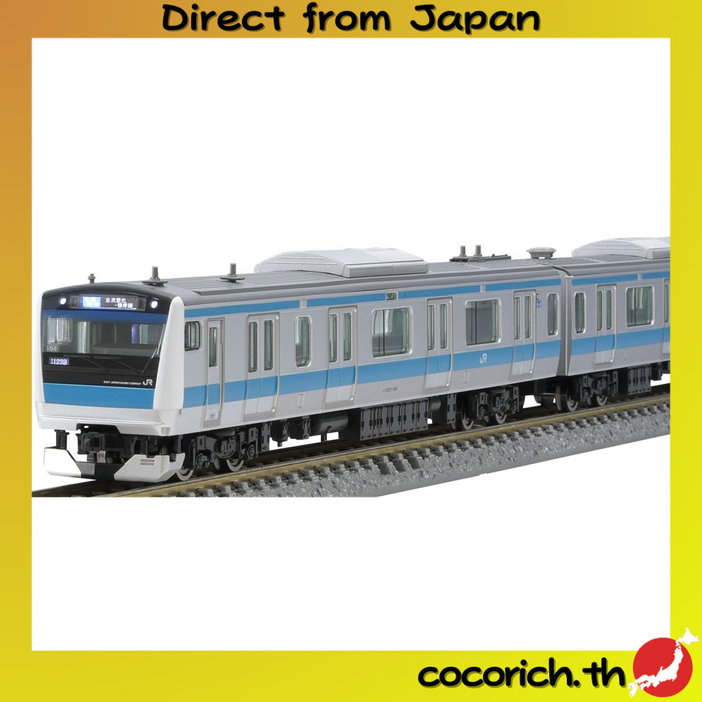 tomix n gauge jr e233 1000 series keihin tohoku negishi เส้นพื้นฐานชุดพื้นฐาน 98553 รถไฟรุ่น【Direct 