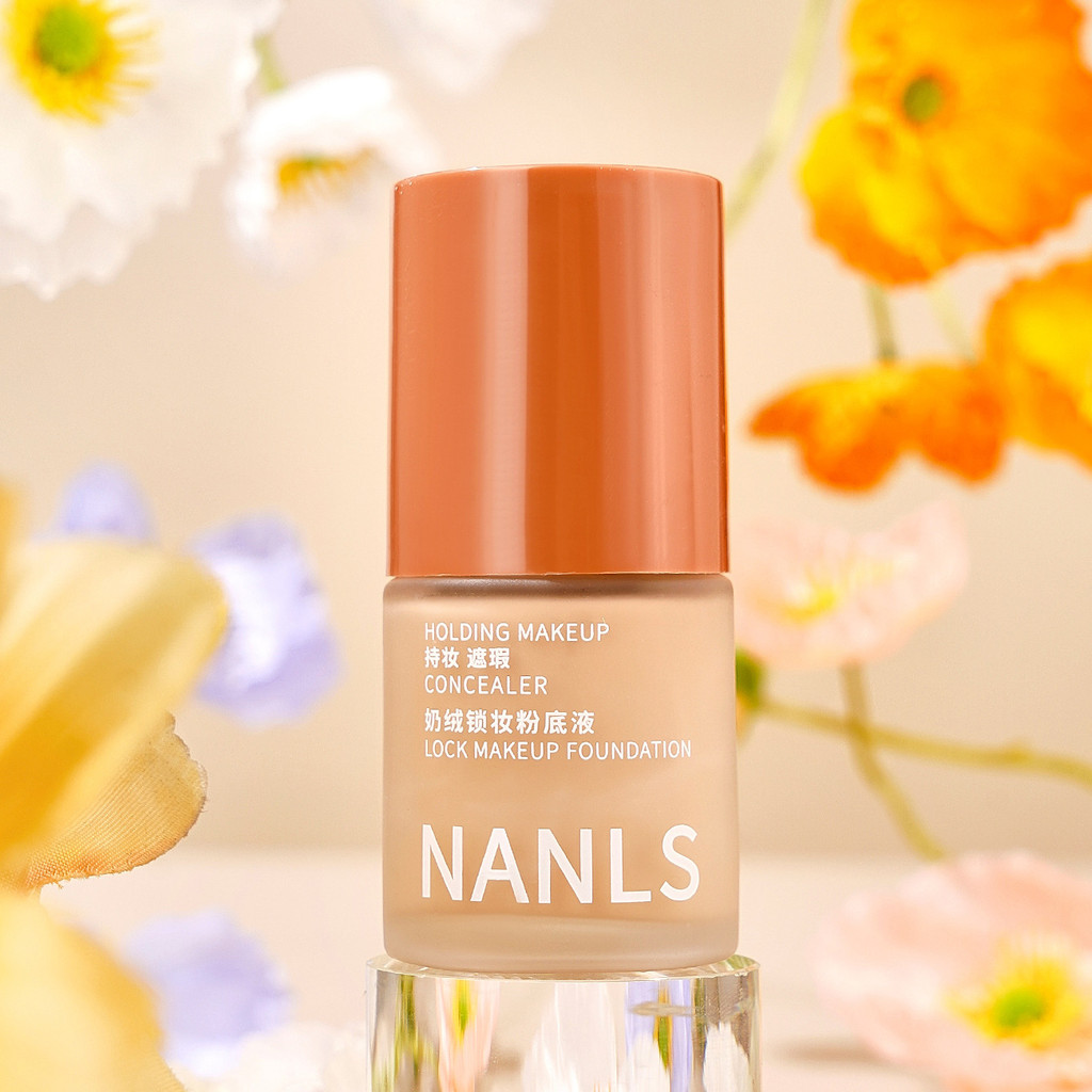 NANLS NANLS Milk Velvet Lock Makeup Base คอนซีลเลอร์ Hold Makeup Natural Clear Sweat-Proof Milk Skin