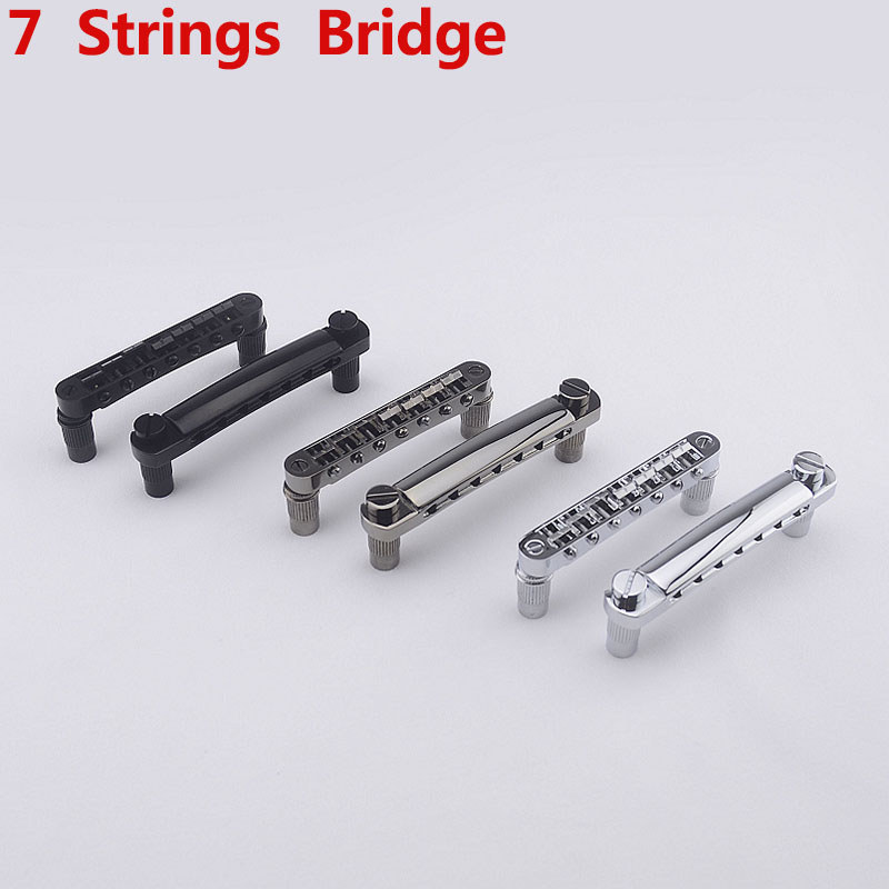 1 ชุด 7 Strings Tune-O-Matic Electric Guitar Bridge และ Tailpiece MADE IN KOREA
