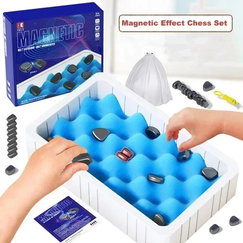 Magnet Game With String Magnet Chess Game Table Top Magnetic Chess Game With Stones Kluster For Adul