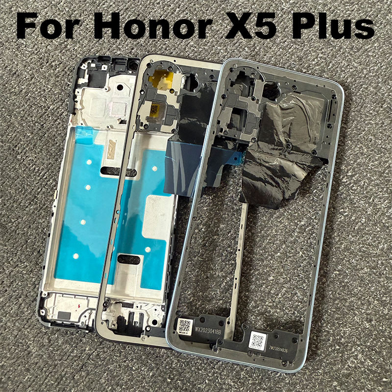 1x สําหรับ Honor X5 Plus / X6a กรอบกลางด้านหน้า LCD กรอบ Bezel แผ่น WOD-LX1 WOD-LX2 WOD-LX3