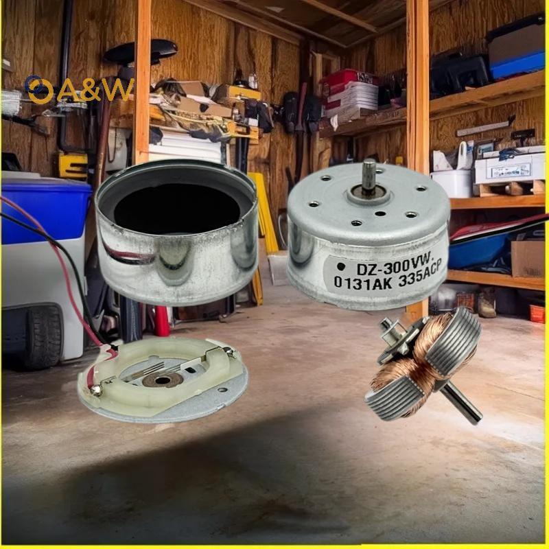 A & W 1 ชิ้น 300 Micro DC มอเตอร์ 24 มม.รอบแกน 2 มม.เพลา 3 V-6 V 3.7 V 5 V 6 V 7550RPM สําหรับ DIY ข