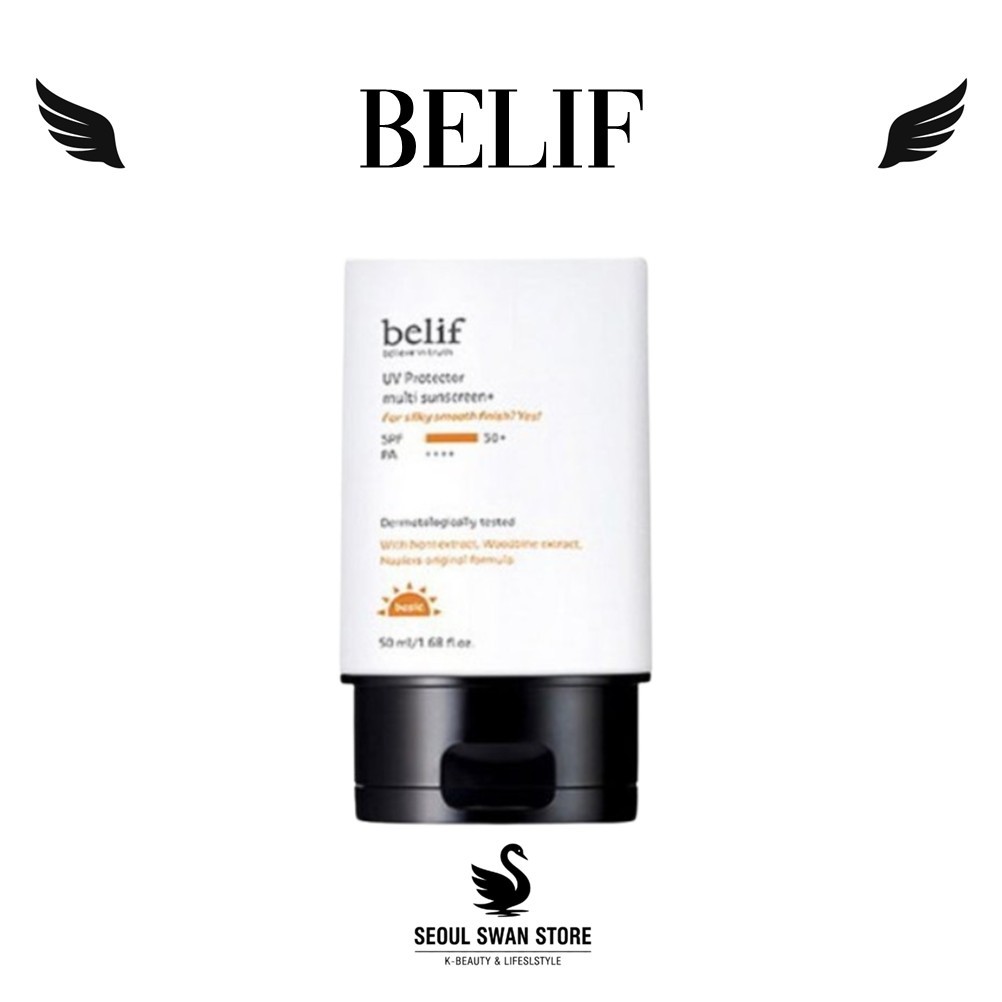 [Belif] กันแดด UV Protector Multi Sunscreen Plus SPF50 50 มล. | ครีมกันแดดสำหรับใบหน้า | ครีมกันแดดบ