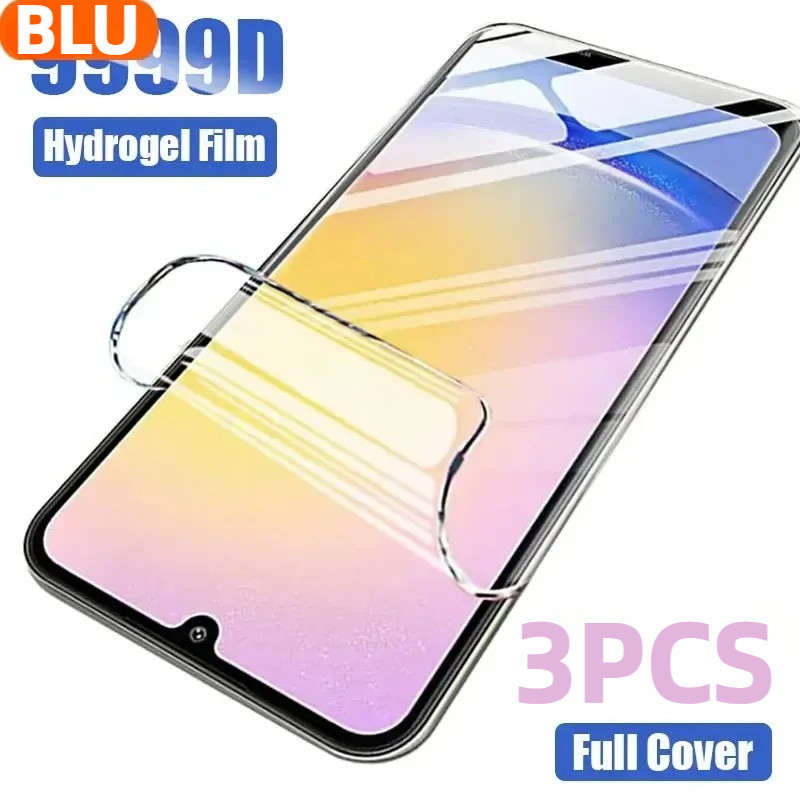 3 ชิ้น HD Anti Blue Light Soft ฟิล์มสําหรับ BLU S91 F92e F91 C7X C7 Bold N3 N2 N1 Pro Anti Spy ความเ