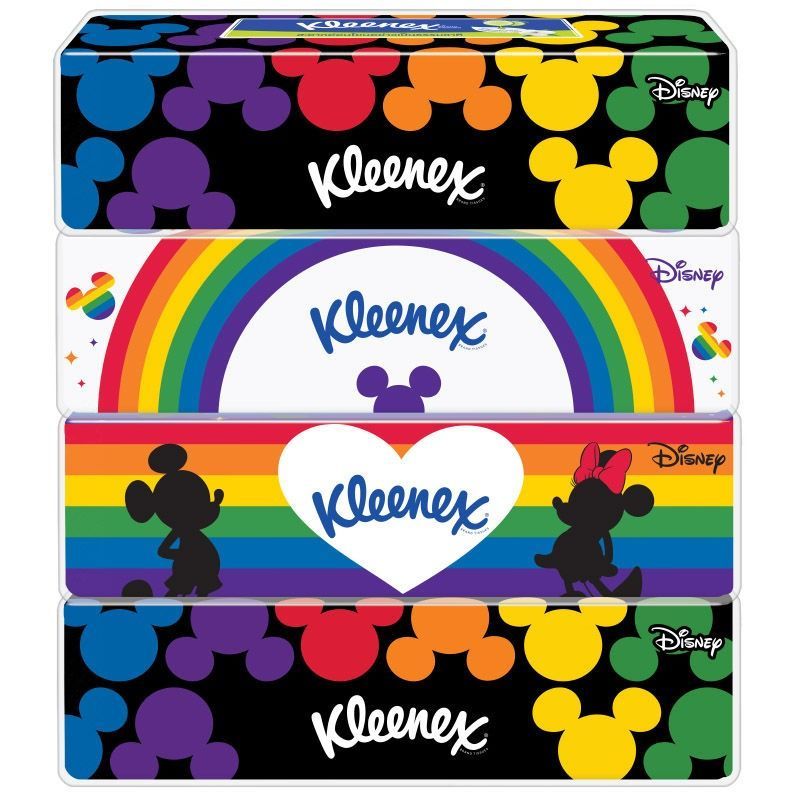 KLEENEX คลีเน็กซ์ดิสนี่ย์ซอฟท์บ็อกซ์กระดาษเช็ดหน้า 110แผ่น แพค4 [8888336019918]
