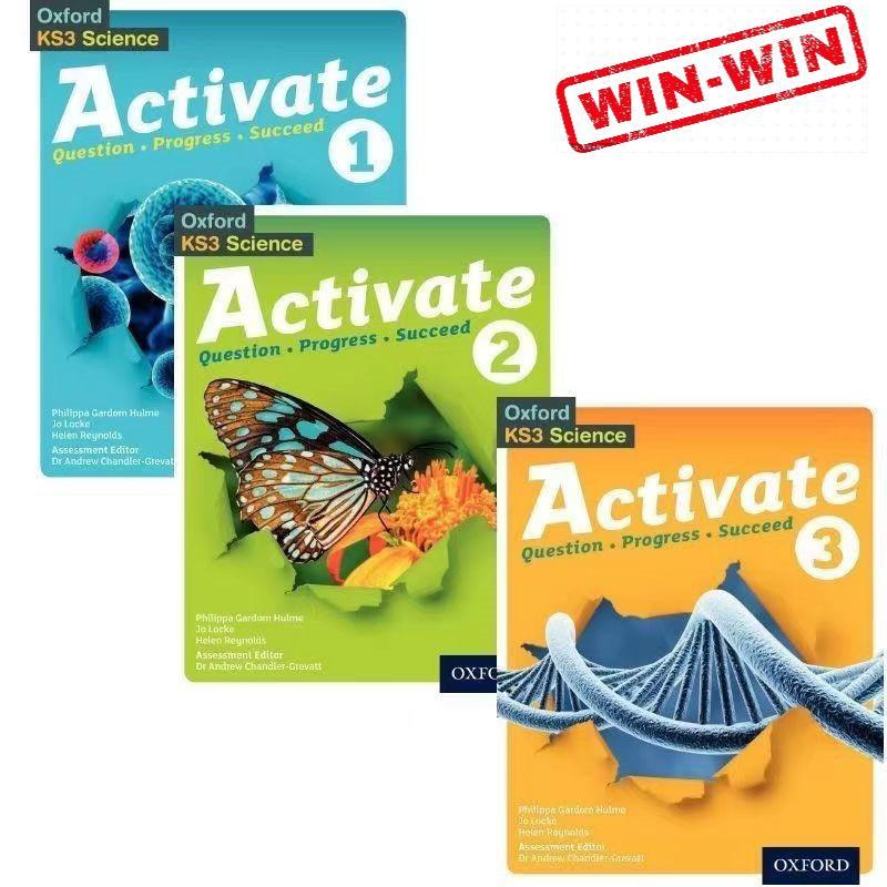 VV888Oxford KS3 Science Activate Series Level 1/2/3 Oxford Student Learning หนังสือเรียนสมุดงาน