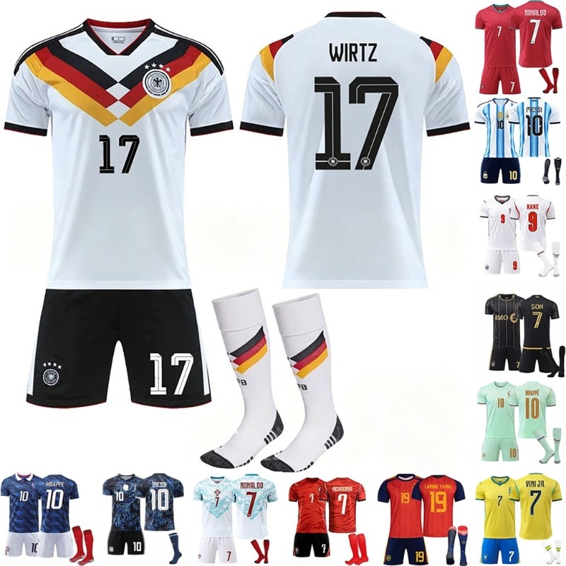 Mon Football Jerseys Set Breathable Football Uniform Team Soccer Jerseys Set Training Soccer Uniform