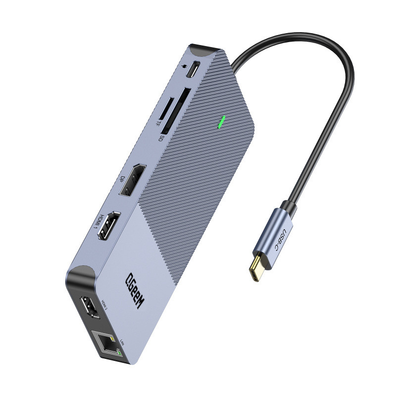 Docking Station 11 in 1typeC Multi-Screen Abnormal displaylink โทรศัพท์มือถือคอมพิวเตอร์ 4K60 HD hub