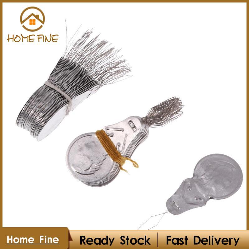 [Katarina_x] 100x Wire Loop Threader Stitch Insting Hand Machine เครื่องมือเย็บผ้า