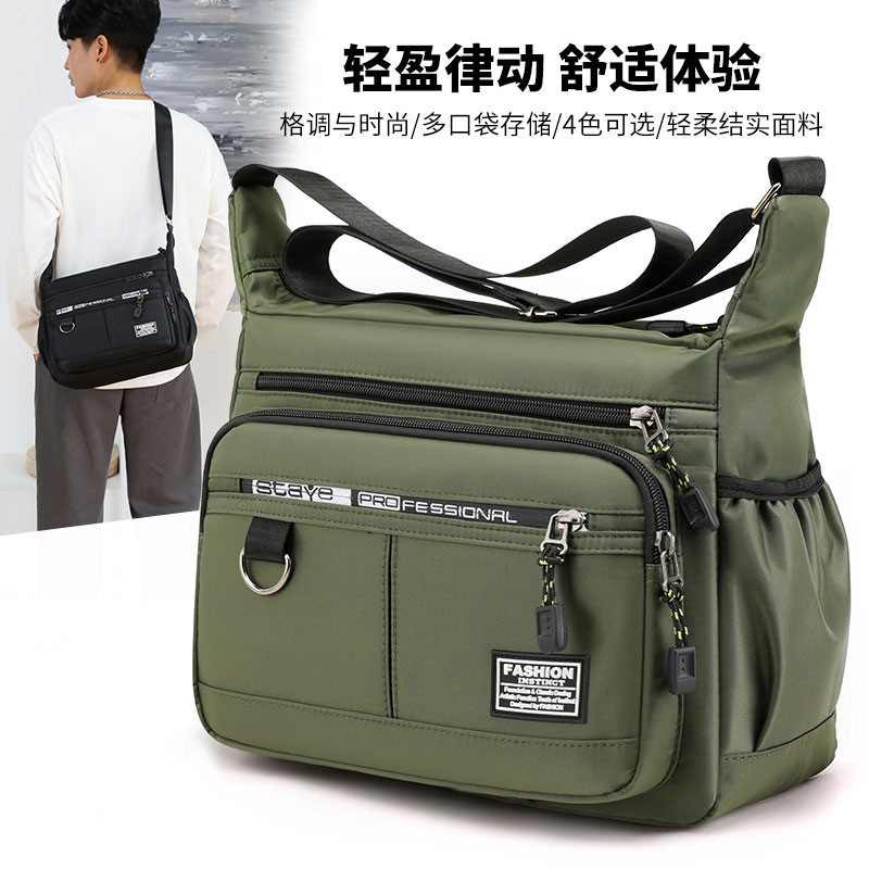 Cross-Border All-Match Cross-Borderกระเป๋ากีฬาผู้ชายแบบพกพาStreamแฟชั่นCross-Body