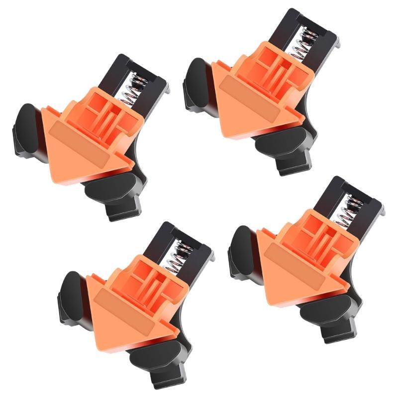 MAI งานไม้มุม Clamp ชุด 4 90 องศามุมขวา Clamps สําหรับบอร์ดจัดภาพกรอบประกอบตู้ S