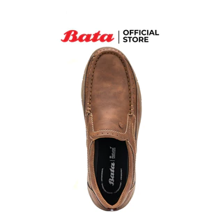 Bata บาจา รองเท้าคัทชู ลำลอง แบบสวม สำหรับผู้ชาย รุ่น SMFH2024-95 สีแทน รหัส 8313186