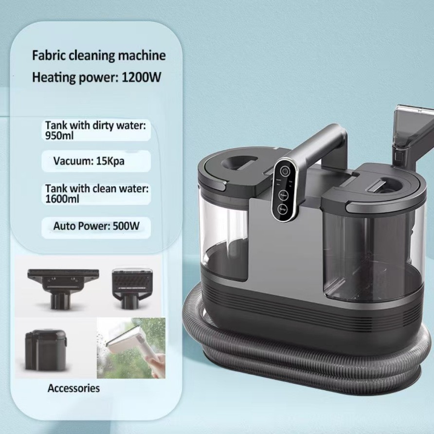 Fabric cleaning machine for efficient carpet cleaning, sofa, car, and home steam cleaner