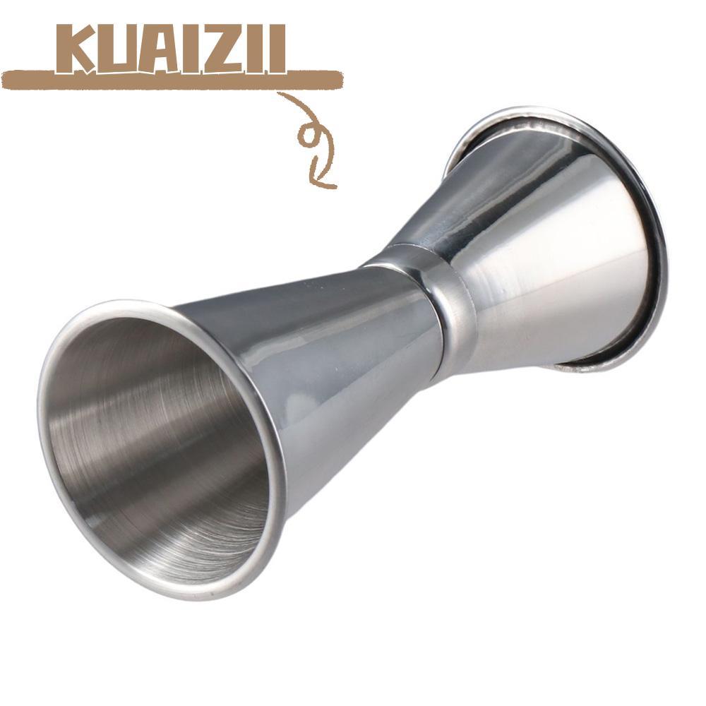KUAIZII บาร์วัด Jigger, Shot การวัดภายใน Double Didi Jigger, Hot Stainless Steel OZ/ML Bar Jigger Pa