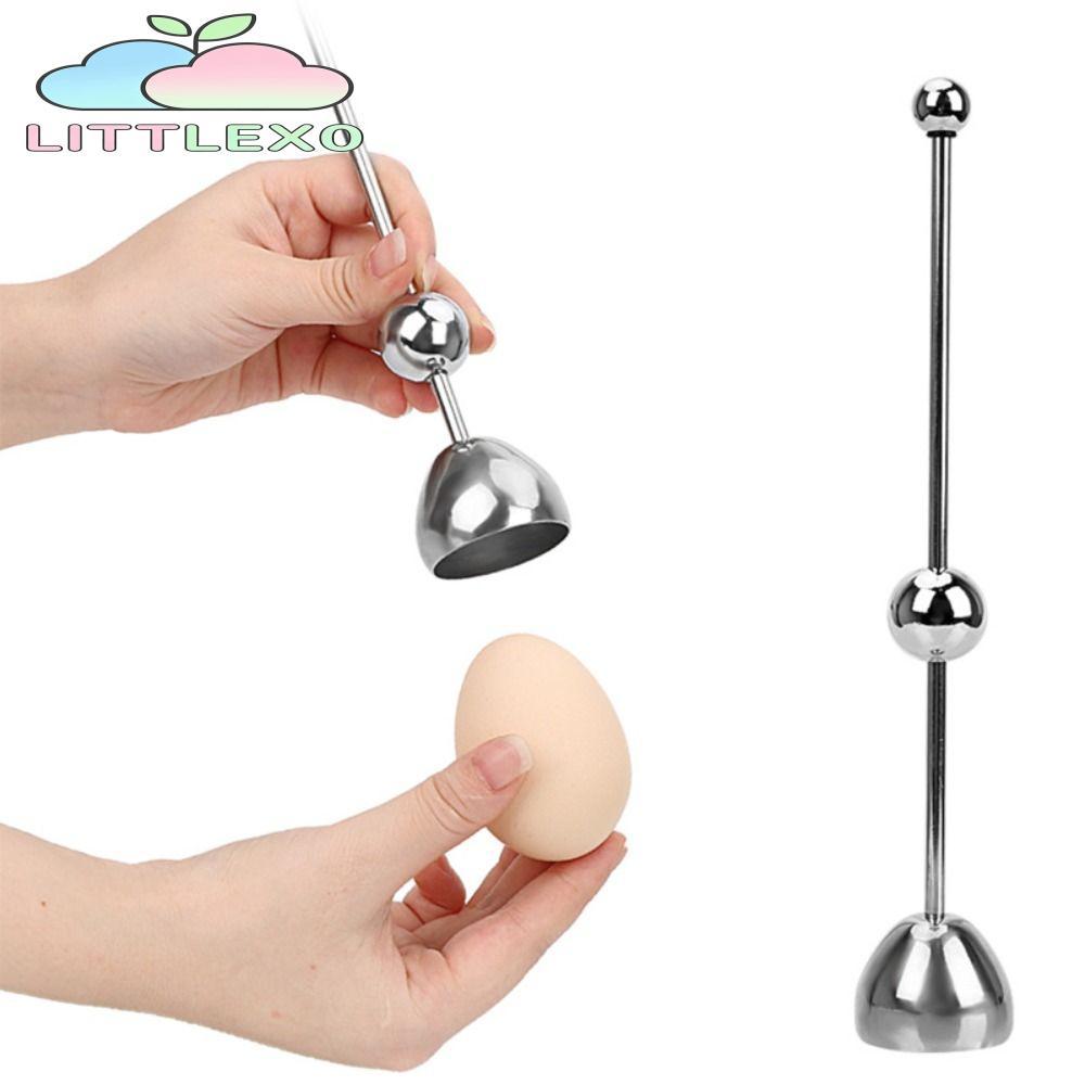 LITTLEX Egg Cracker Snipper อุปกรณ์ครัวสแตนเลส Egg-Knocker Egg Cracker