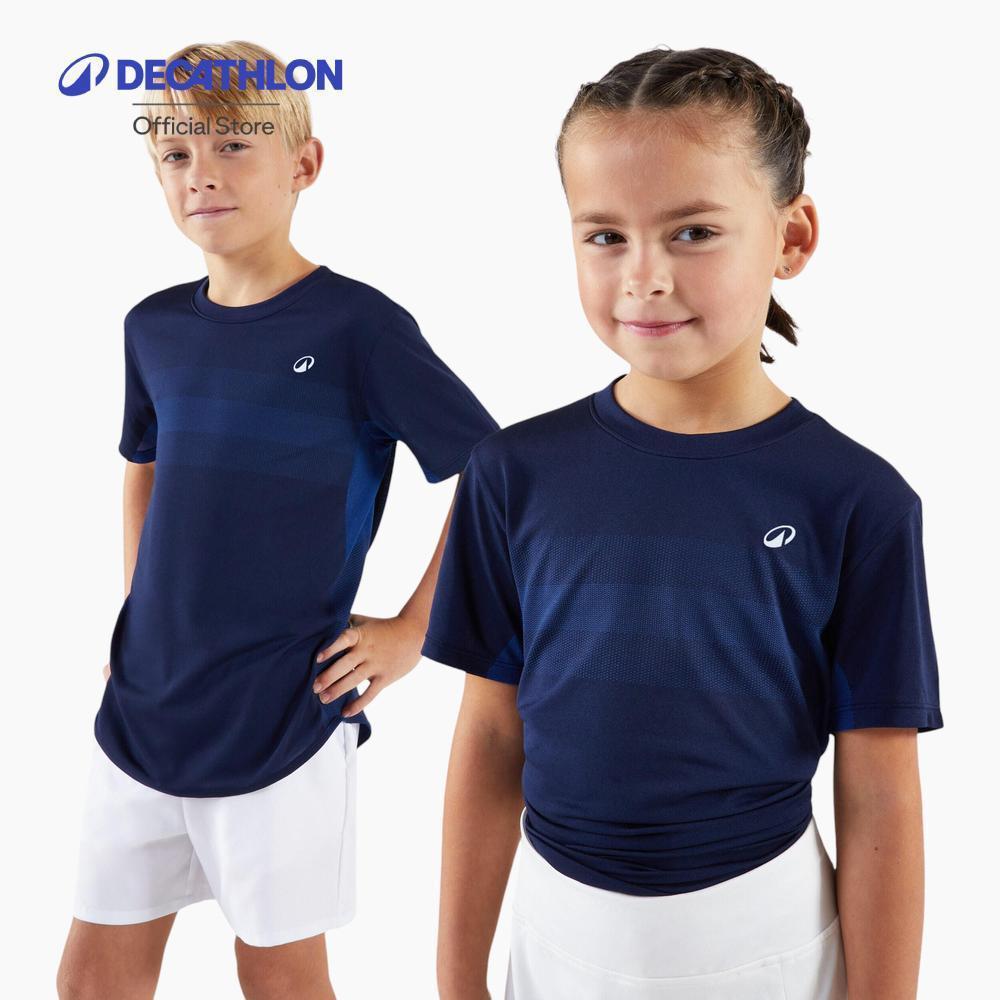 Decathlon Kids' Tennis T-Shirt Light เสื้อยืดเล่นเทนนิสสำหรับเด็ก รุ่น Light