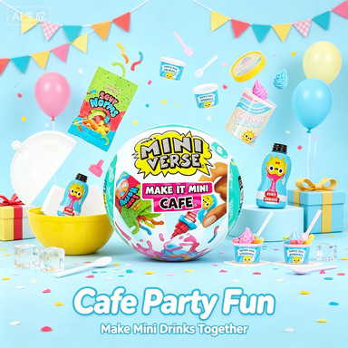 Miniverse Make It Mini Cafe Series 5 การ์ดสูตร NFC แบบโต้ตอบ Blind Ball สแกนเพื่อปลดล็อคสินค้าดิจิตอ
