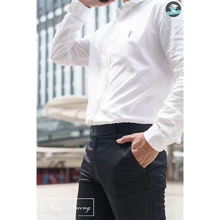 กางเกงสแล็ค Noung Neung ผ้ากำมะดิน ขากระบอก/ขาเดฟ/ขาเดฟผ้ายืด (MA40)