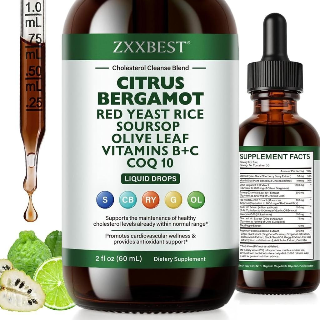 RedRiceYeastforCholesterolSupport-HighAbsorptionCholesterolSupportBlendwithRedRiceYeastExtractLiquid