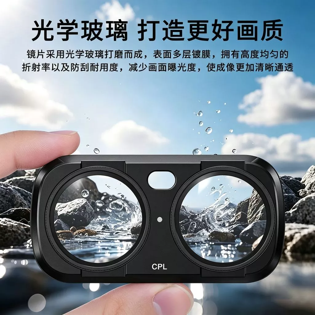 ฟิลเตอร์ Shadowstone Lunaultra UV CPL ND สำหรับ Insta360 thumbnail 7