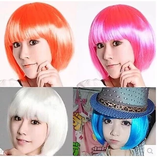 วิกผม วิกสี วิกผมบ็อบแฟนซี ผมสีสีงานปีใหม่ ผมจัดงาน แบบราดาถูก ส่งในไทย พร้อมส่ง