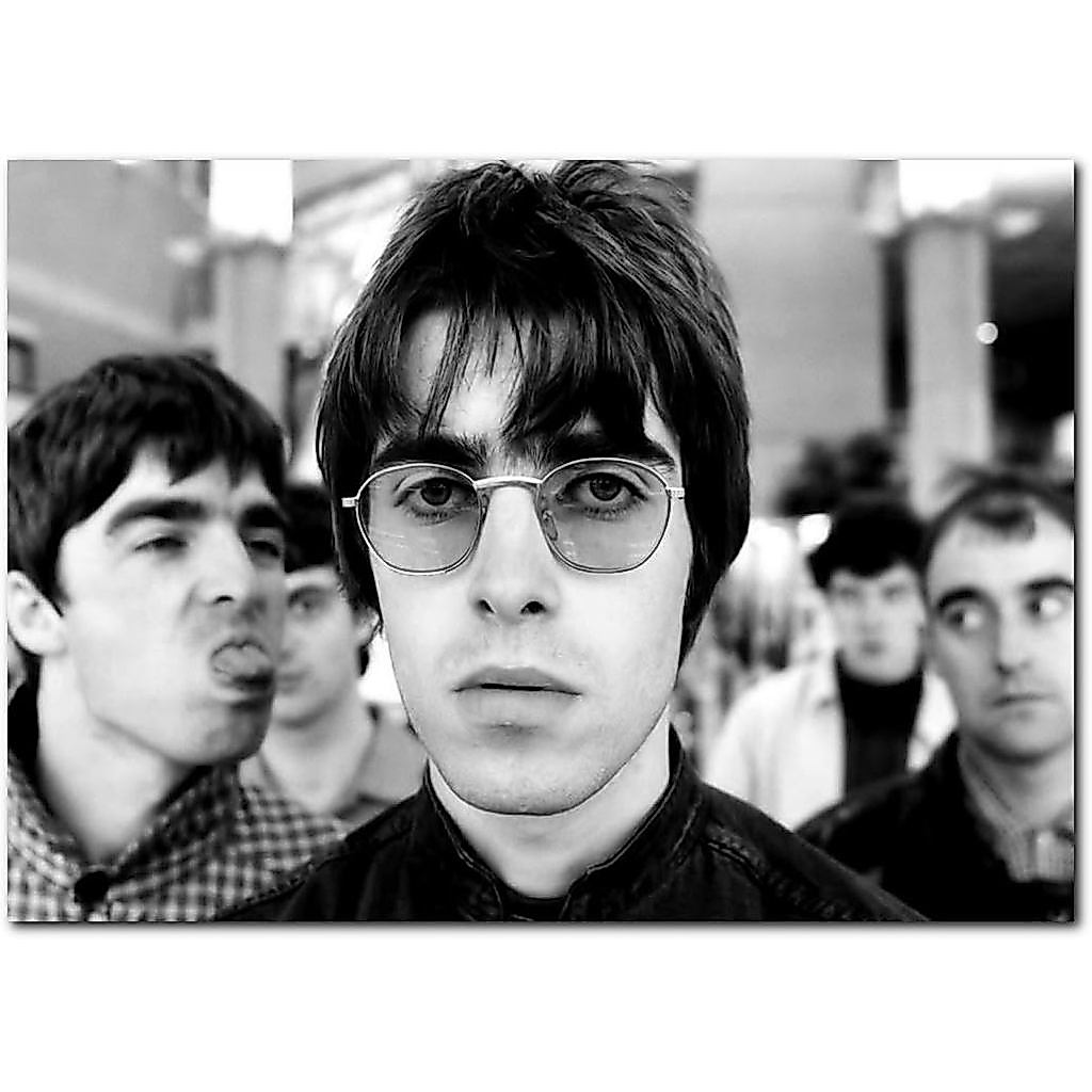 Oasis โปสเตอร์ 3 X 9 นิ้วพร้อมกรอบสําหรับห้องนั่งเล่นสํานักงานหอพักห้องเด็กห้องนอนสตูดิโอ