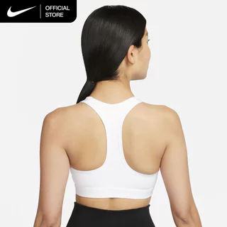 Nike Women's Swoosh Medium Support Padded Sports Bra - White [DX6822-100]