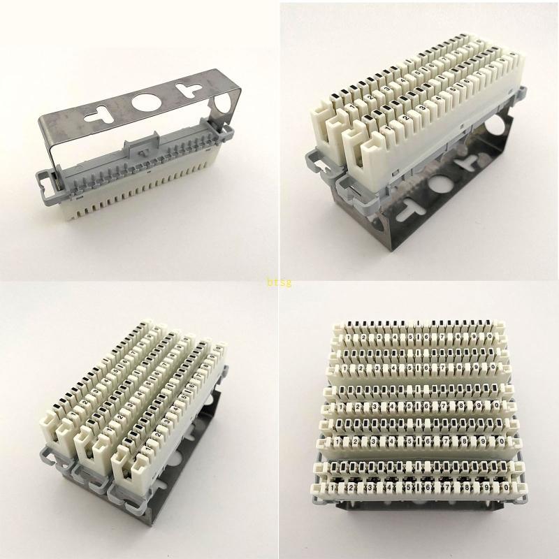 Btsg โทรศัพท์โมดูลวงเล็บ Krone ประเภทกลับ Mount กรอบสําหรับ Krone LSA โมดูล MT-2201