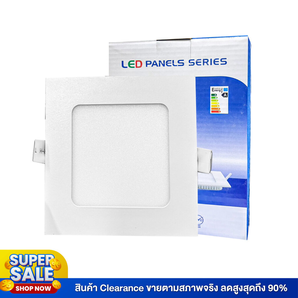 Luminous Lighting LED PANEL เหลี่ยม/ขาว 1601-12W DL/6500K