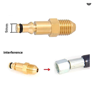 🔥OEM Zinsano/Bos/BLACK&DECKER เกลียวต่อทองเหลือง เครื่องฉีดน้ำแรงดัน อะไหล่เครื่องฉีดน้ำ ตัวต่อสายกับปืน ข้อต่อทองเหลืองอะแดปเตอร์ปืนฉีดน้ําแรงดันสูง M14 อุปกรณ์เสริม สําหรับล้างรถยนต์