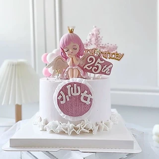 🔥พร้อมส่ง🔥 ป้ายปักเค้ก HBD ป้ายปักดาว CAKE ป้ายปักเค้ก Happy Birthday อุปกรณ์ตกแต่งเค้ก C20