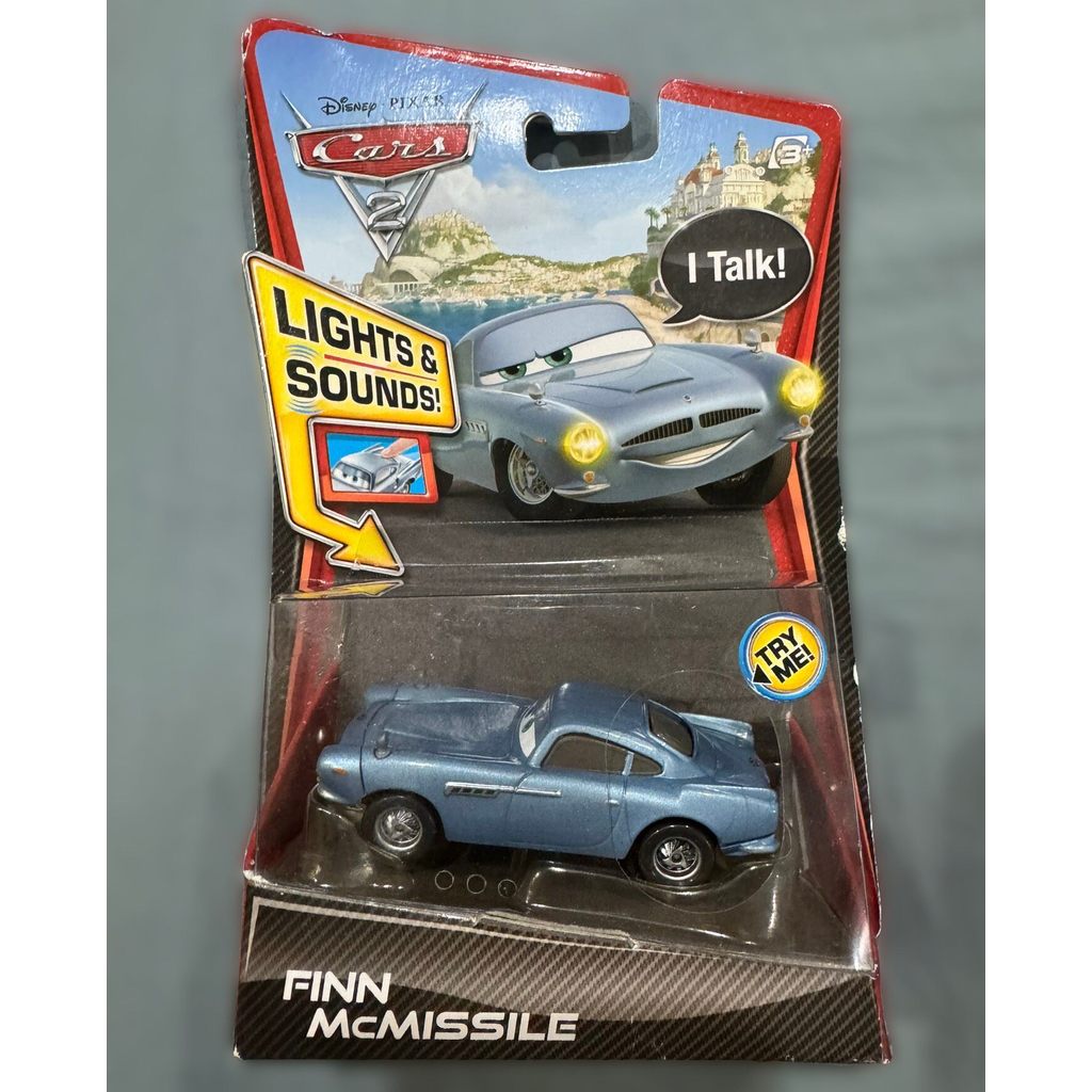 Mattel Racing Story Finn McMissile Mike Missile Disney Leather