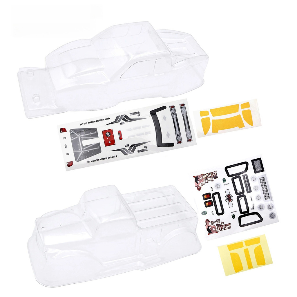 สําหรับ SCX24 พลาสติก Clear Body Shell Unpainted สําหรับ 1/24 RC Crawler รถ Axial SCX24 90081 C10 อะ
