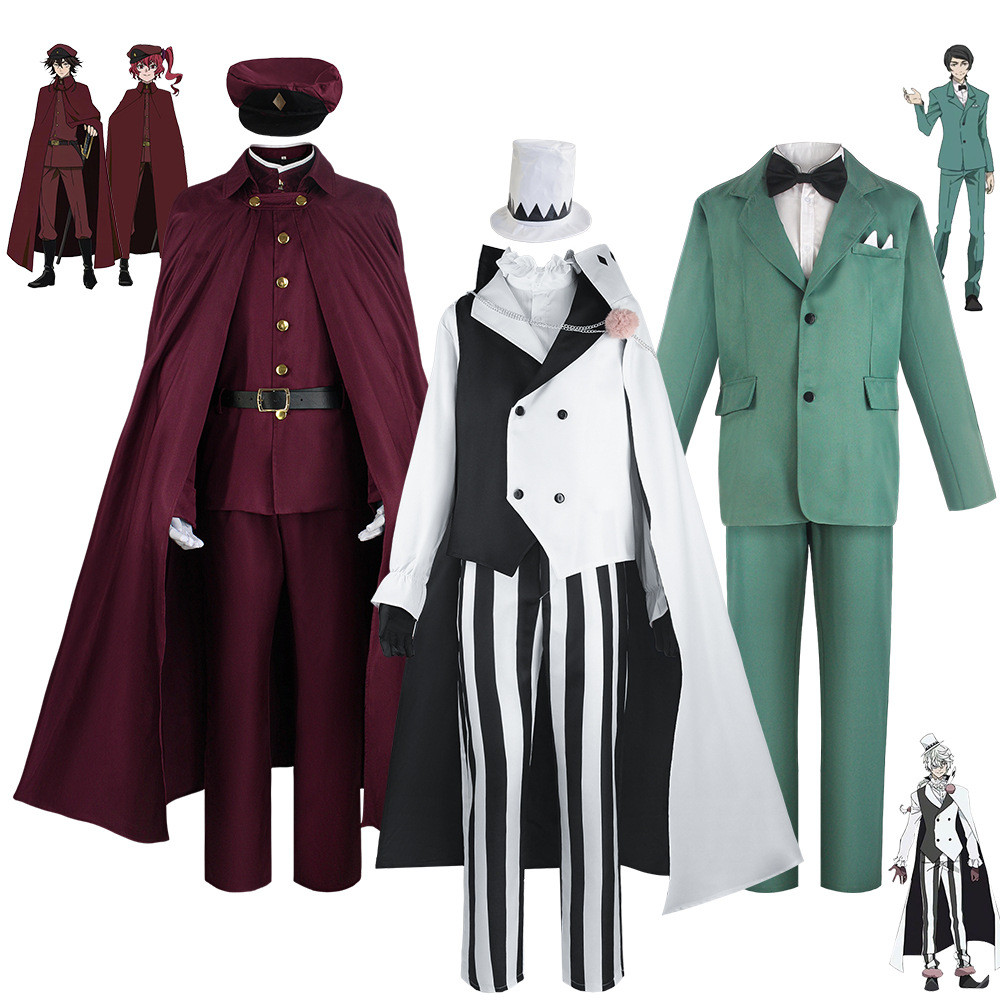 Bungou Stray Dog ฤดูกาลที่สี่ cos เสื้อผ้า Suehiro ไส้กรอกเหล็ก Ogura Eko Bungou Stray Dog คอสเพลย์เ