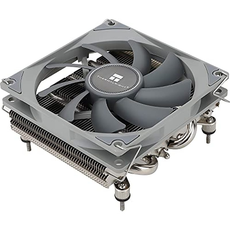 Thermalright AXP90 X36 Black Low Profile CPU Cooler, 92 มม.TL-9015B Slim PWM Fan, ITX CPU Cooler, เท