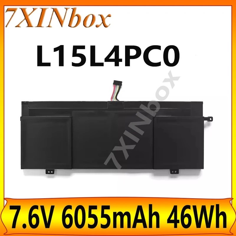 7XINbox L15L4PC0 7.6V 6055mAh 46Wh แบตเตอรี่แล็ปท็อปสําหรับ IdeaPad Xiao Xin Air 13 Pro K22-80 V730-