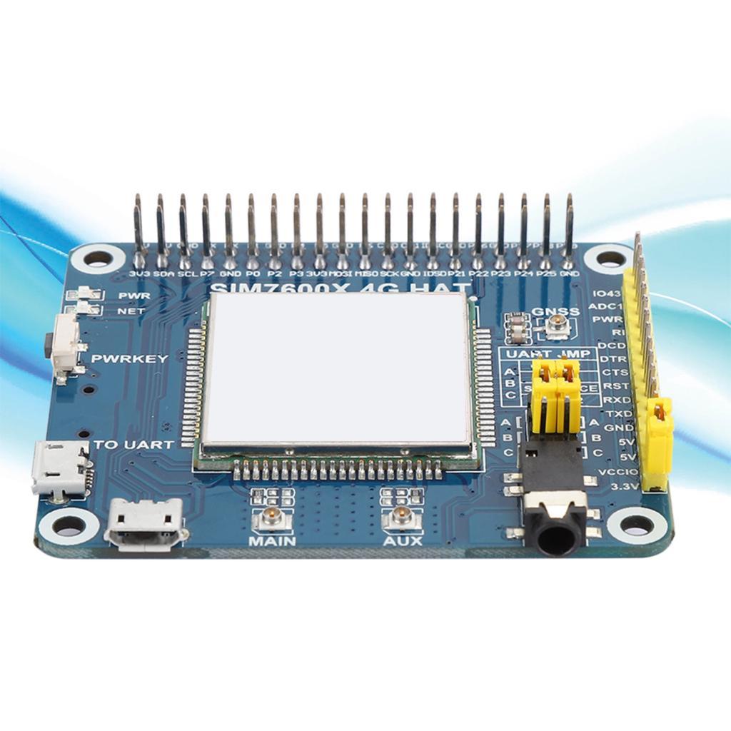 โมดูลขยายตําแหน่งcon สําหรับการสื่อสาร RPI LTE Cat-1/3G/2G/GNSS SIM7600E