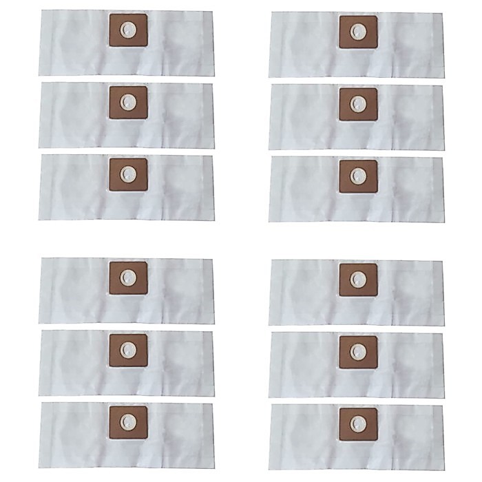 12 Pack 1.5 Gallon Paper Dust Bag Compatible with Shop Vac 1-1.5 Gallon Disposable Filter Bag 90667