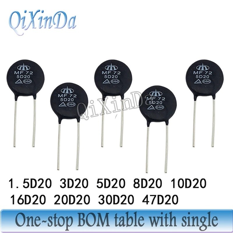5PCS MF72 1.5D20 3D20 5D20 8D20 10D20 20D20 30D20 47D20 NTC5D-20 NTC10D-20 NTC20D-20 คุณภาพสูง NTC เ