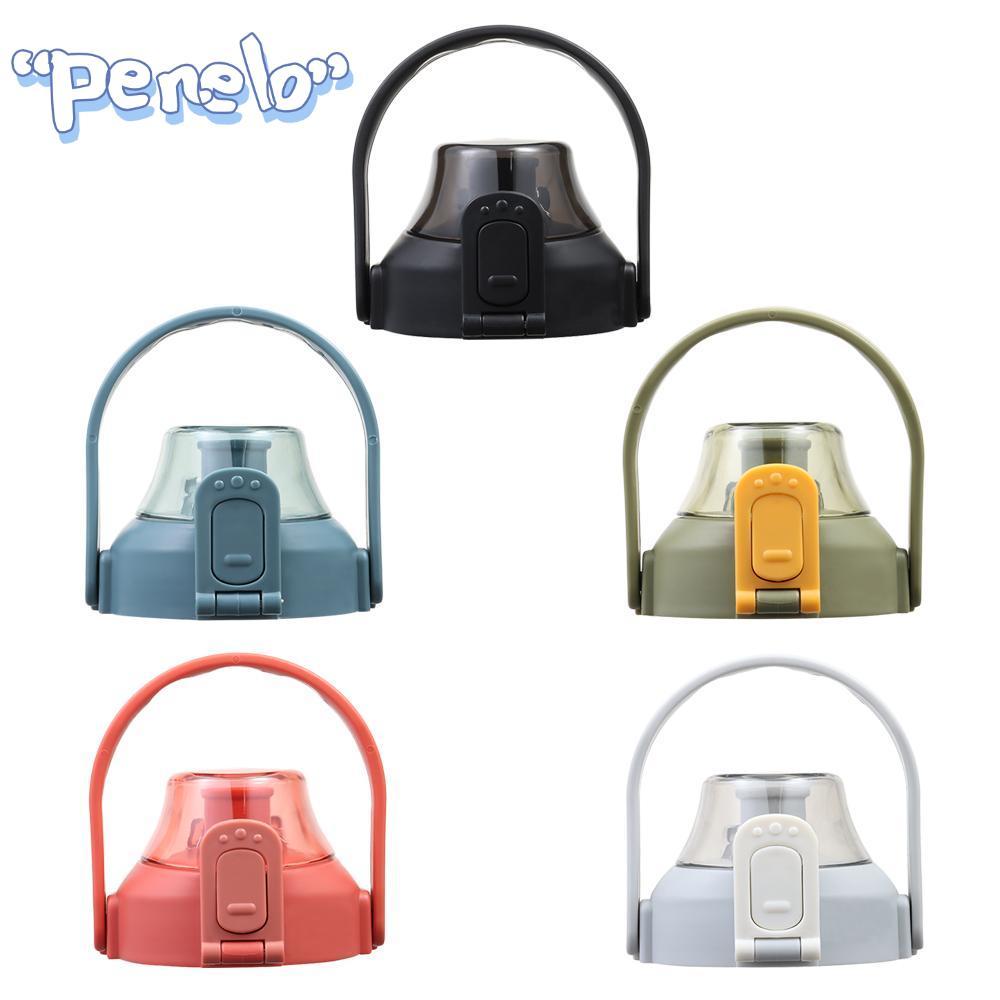 PIELO 1 ชิ้นขวดฝาปิด, Splash Proof Tumbber ถ้วยหมวก,ทนทาน Universal พร้อมที่จับขวดอุปกรณ์เสริมถ้วยฝาปิดสําหรับ 1000/1200/1500/1800ml
