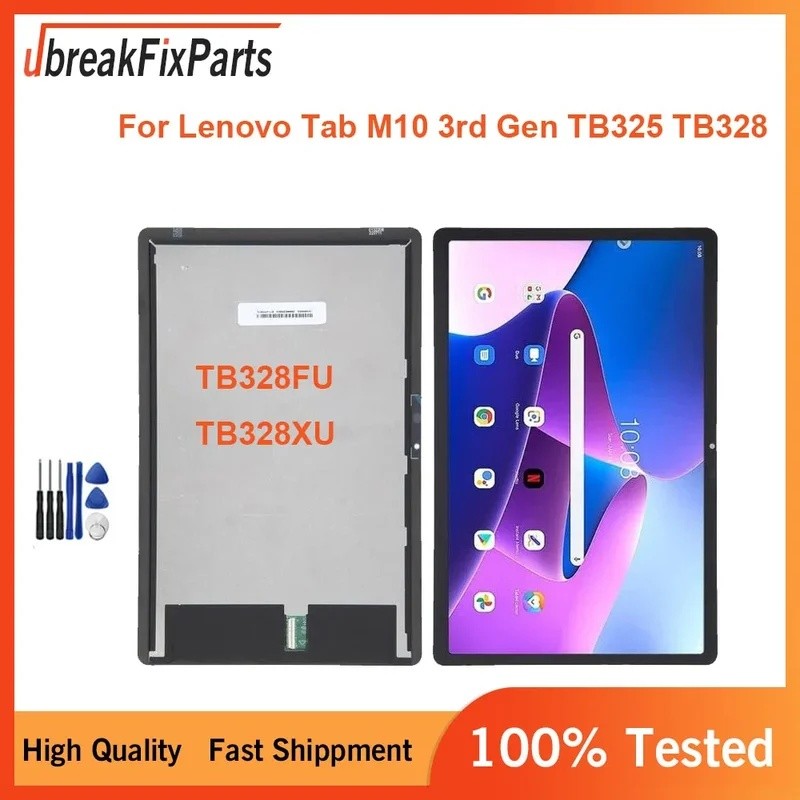 หน้าจอ LCD สําหรับ Lenovo Tab M10 (3rd Gen) TB328 TB328FU TB328XU จอแสดงผล LCD Touch Screen Digitize