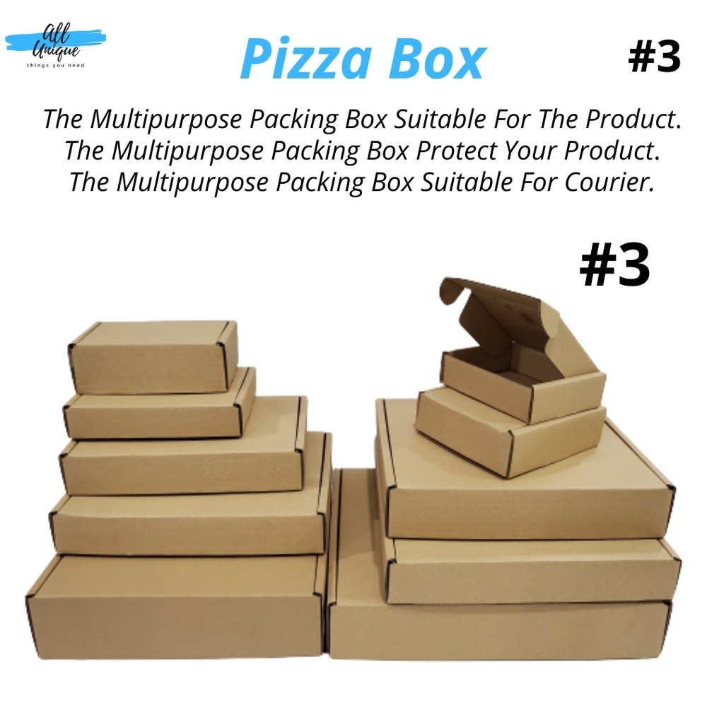 กล่องพิซซ่า-#3-Carton Box-Packaging Box-กล่องชาร์โคล