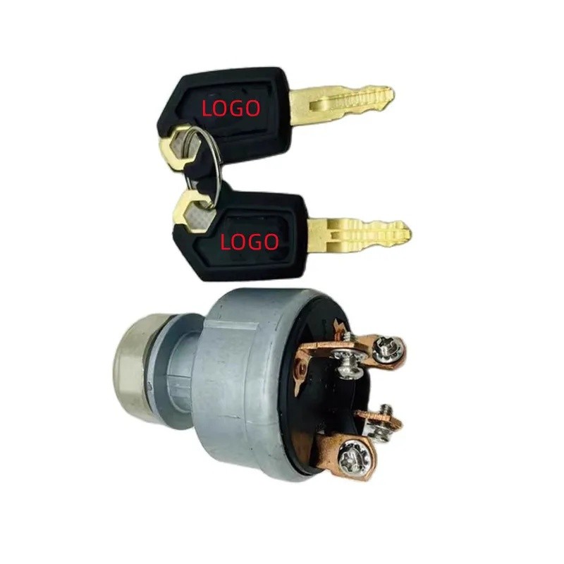 WE 9G-7641 สําหรับ E320C Excavator อะไหล่ 4 เส้นสวิตช์จุดระเบิด 9G-7641 9G7641 สวิตช์จุดระเบิดพร้อมก