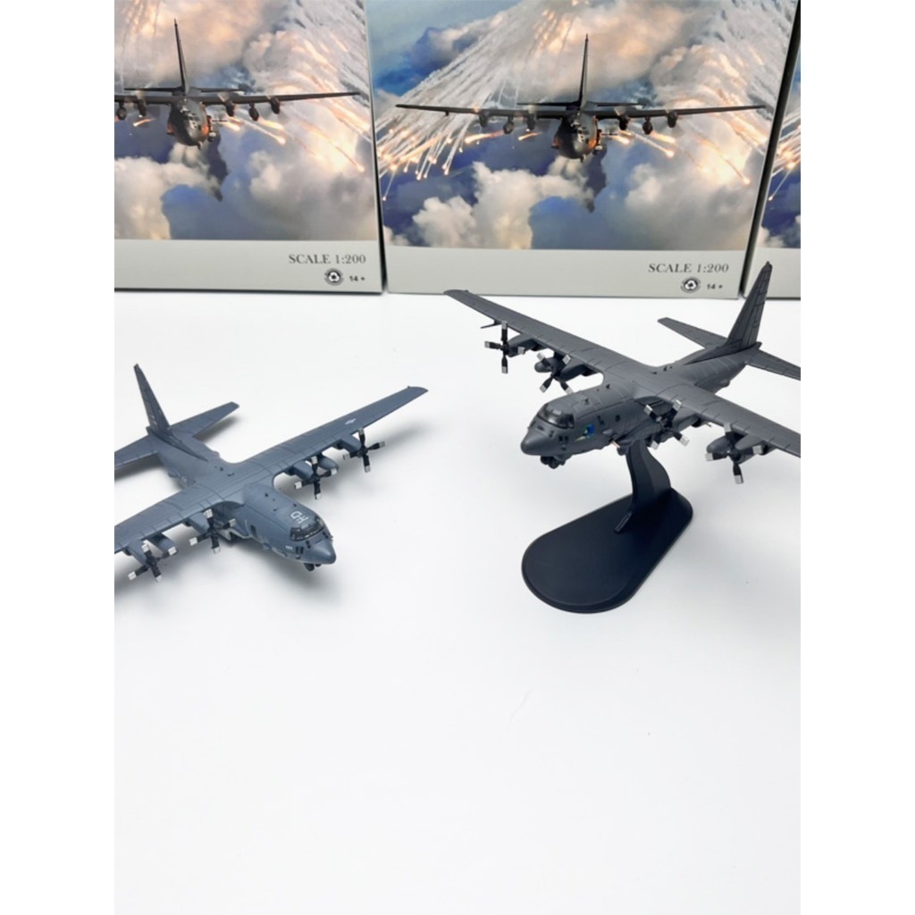 Pandon Hobby PD1M WLTK 1/200AC-130U Air Gunship Attack Aircraft AC130 จําลองเครื่องบินทหารรุ่นเครื่อ