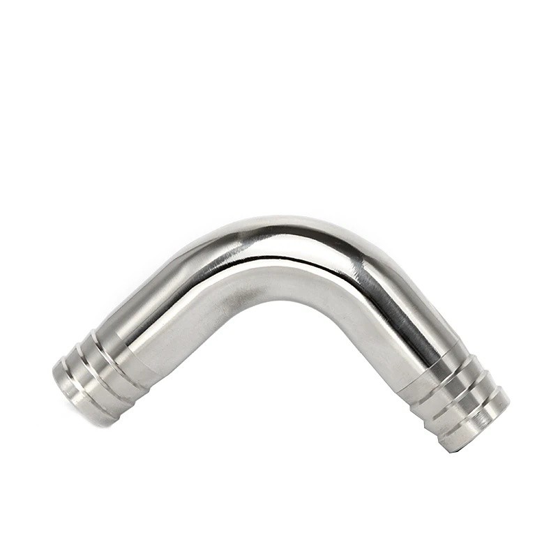 Fit Tube ID 19/25/32/38/45/51mm ท่อ Barbed 304 สแตนเลสสุขาภิบาล 90 องศาท่อข้อศอก Fitting 5.0 Y